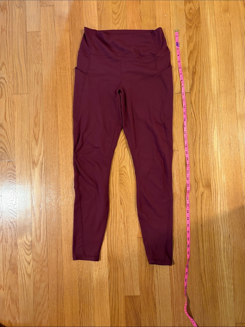 Fabletics Size large High-Waist Burgundy Leggings